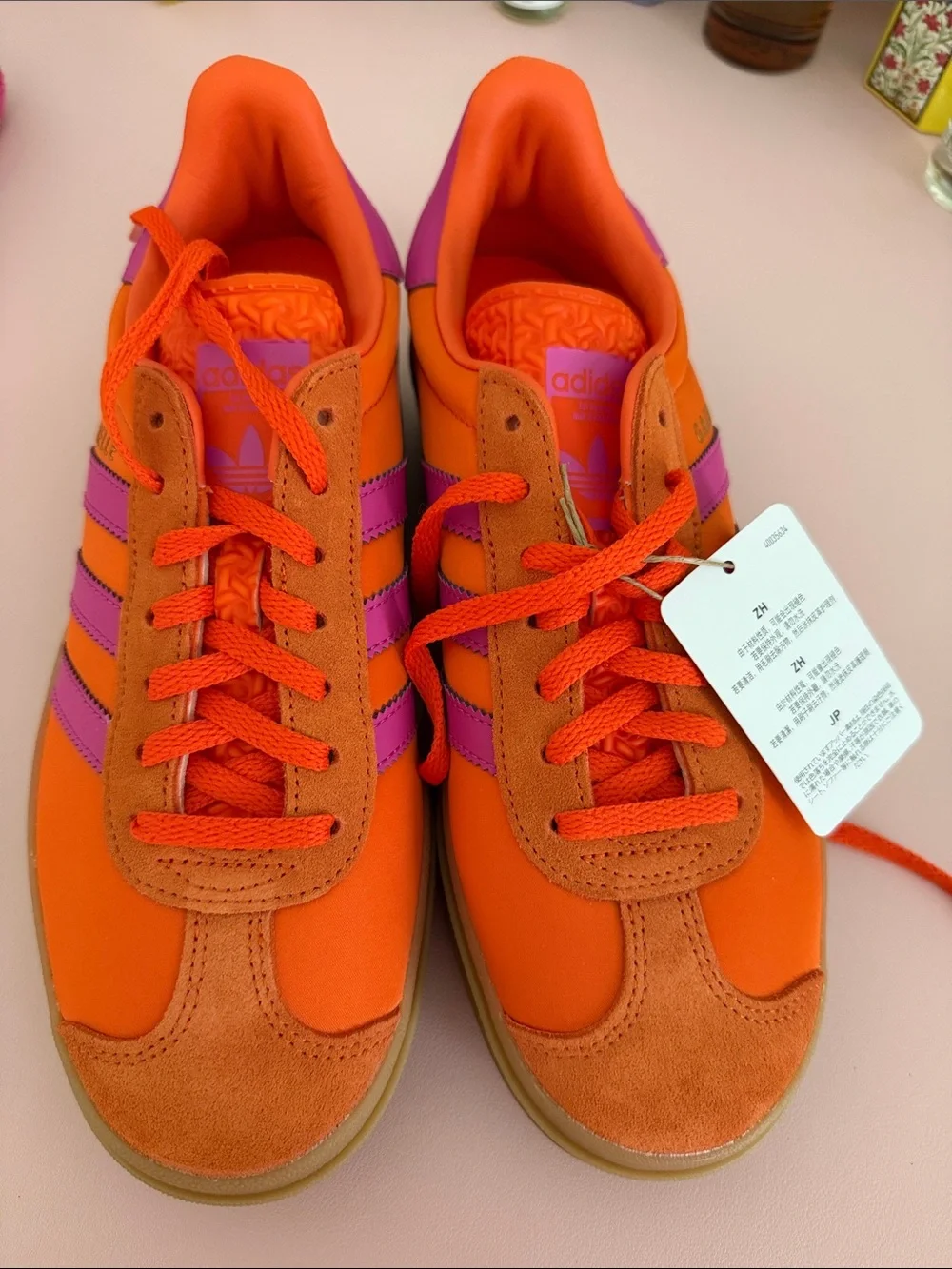 adidas vibrant orange